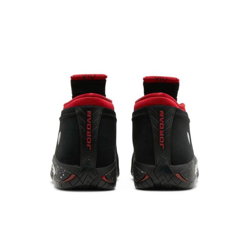 Air Jordan 14 Retro Matalat Mustat Punaiset Naisten Kengät