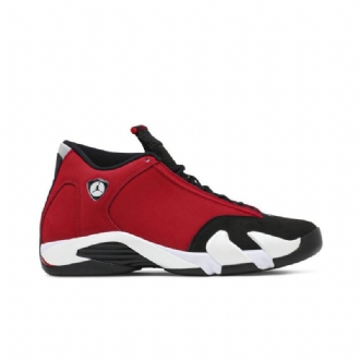 Air Jordan 14 Retro Musta Punainen Valkoinen Miesten Kengät