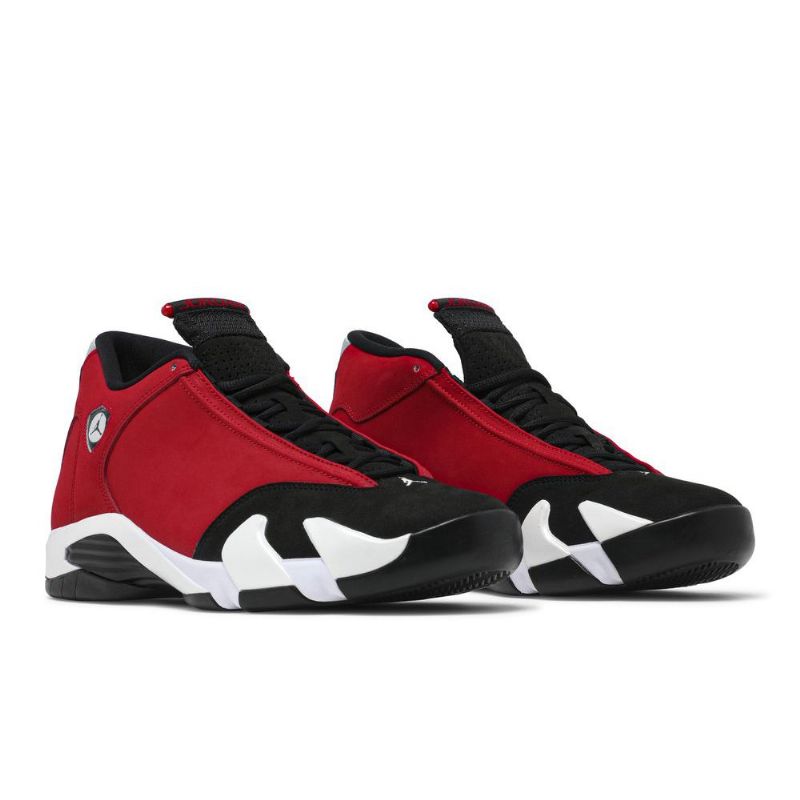 Air Jordan 14 Retro Musta Punainen Valkoinen Miesten Kengät