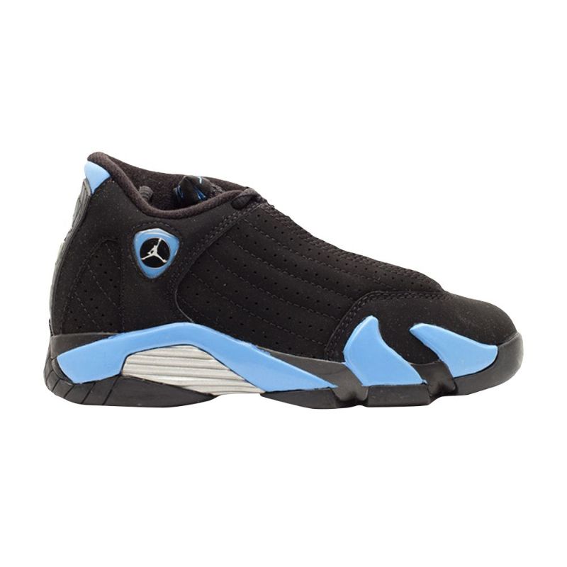 Air Jordan 14 Retro Mustat Siniset Hopeiset Naisten Kengät