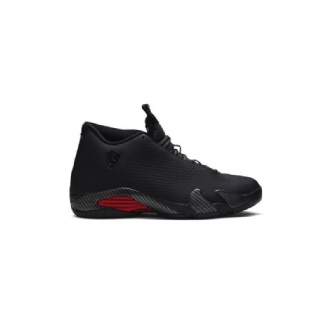 Air Jordan 14 Retro Se Musta Harmaa Punainen Miesten Kengät