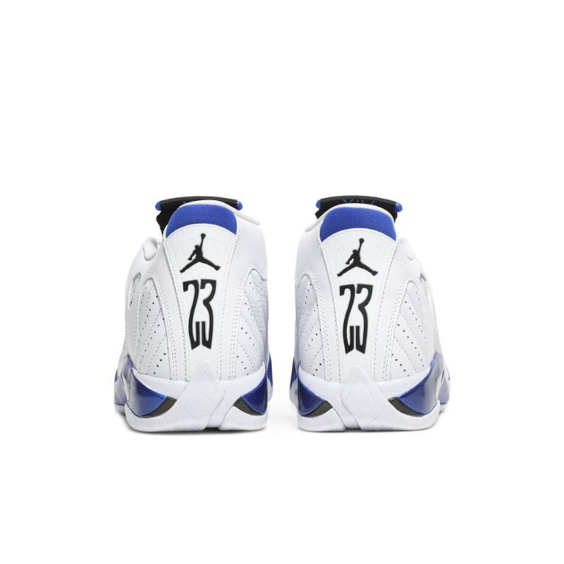 Air Jordan 14 Retro Valkoinen Sininen Musta Miesten Kengät