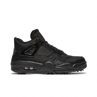 Air Jordan 4 Golf Mustat Miesten Kengät