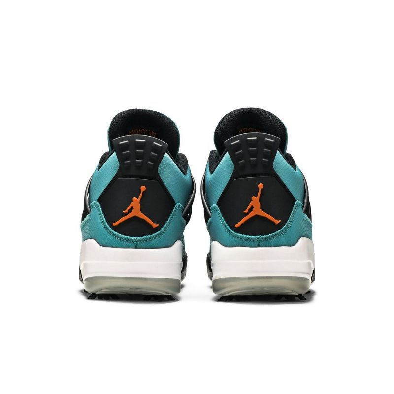 Air Jordan 4 Golf Nrg Valkoinen Turkoosi Sininen Musta Miesten Kengät