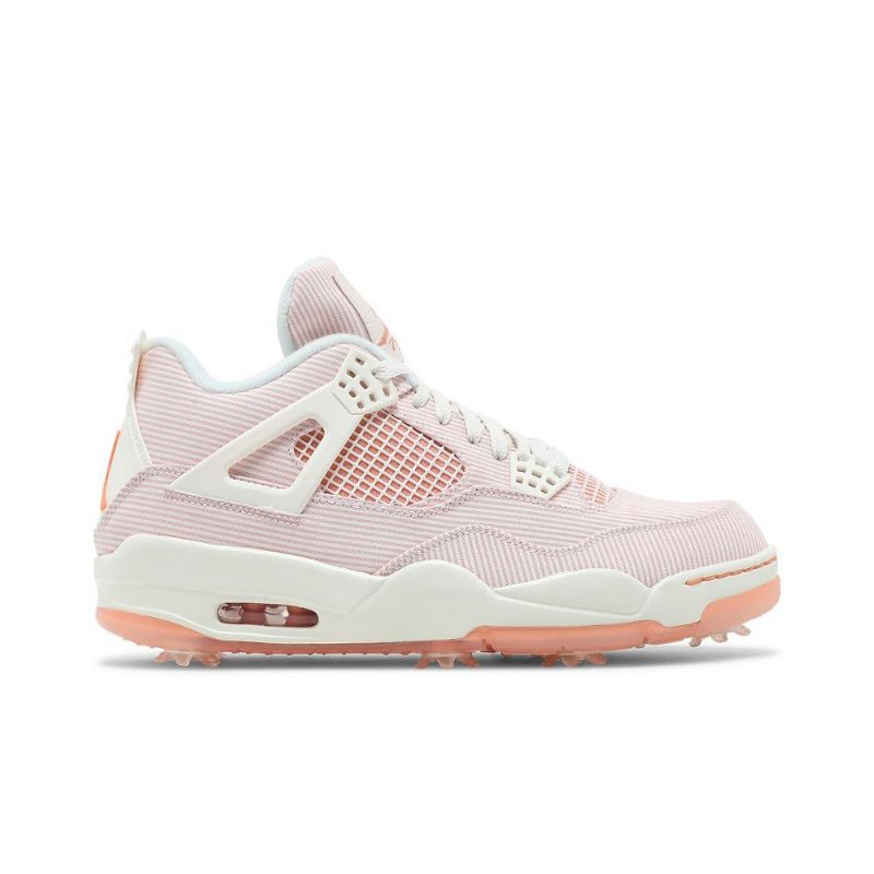 Air Jordan 4 Golf Nrg Valkoiset Vaaleanpunaiset Miesten Kengät