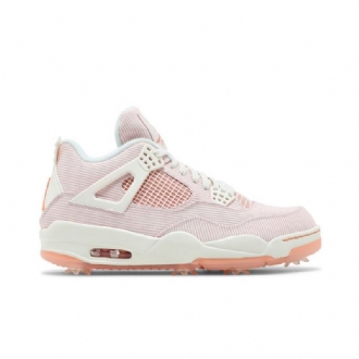 Air Jordan 4 Golf Nrg Valkoiset Vaaleanpunaiset Miesten Kengät
