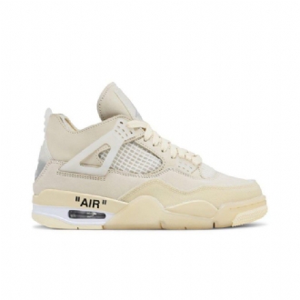 Air Jordan 4 Luonnonvalkoinen Sp Beige Naisten Kengät