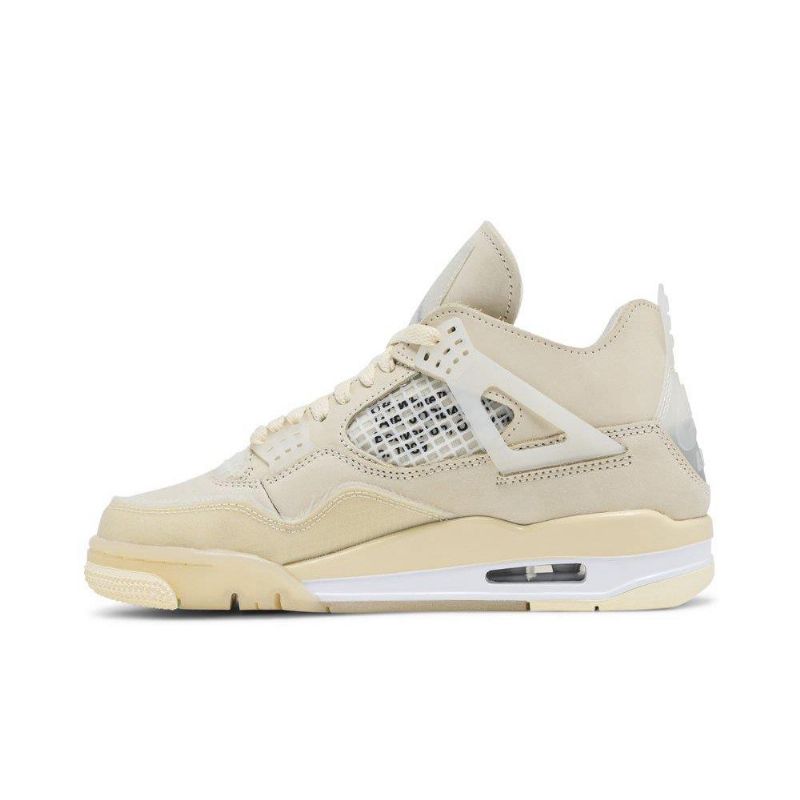 Air Jordan 4 Luonnonvalkoinen Sp Beige Naisten Kengät