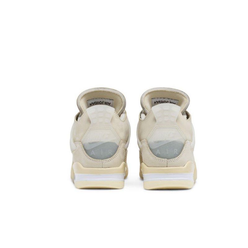 Air Jordan 4 Luonnonvalkoinen Sp Beige Naisten Kengät