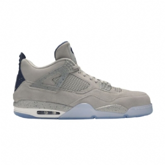 Air Jordan 4 Retro Pe Harmaa Tummansininen Miesten Kengät