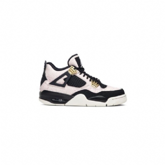 Air Jordan 4 Retro Vaaleanpunaiset Mustakultaiset Naisten Kengät