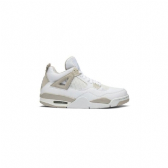 Air Jordan 4 Retro Valkoinen Harmaa Naisten Kengät