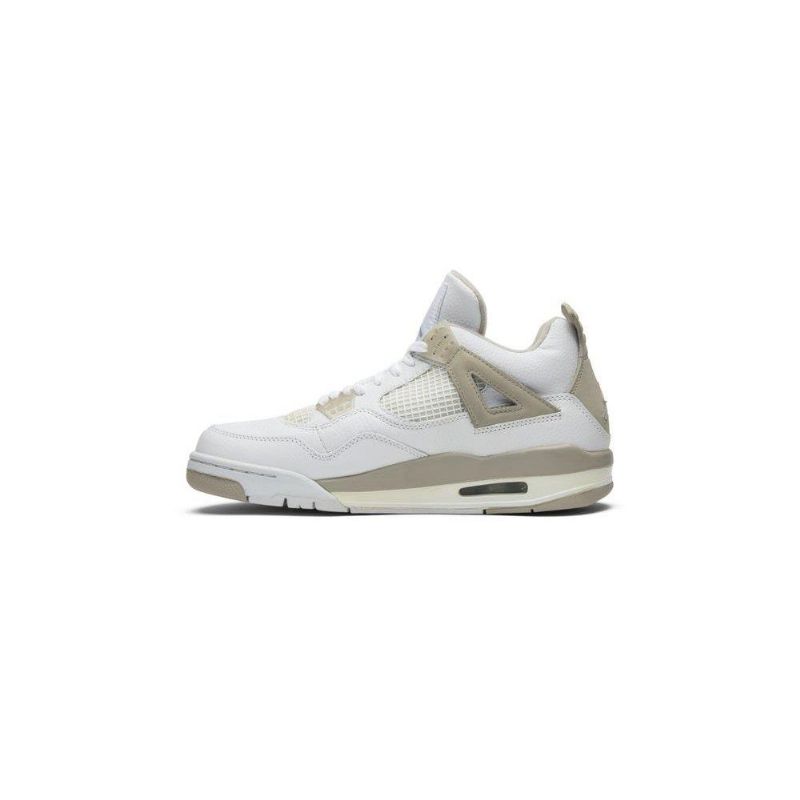 Air Jordan 4 Retro Valkoinen Harmaa Naisten Kengät