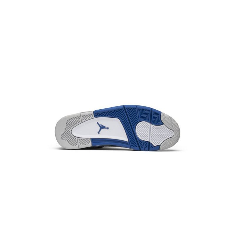 Air Jordan 4 Retro Valkoinen Sininen Musta Miesten Kengät