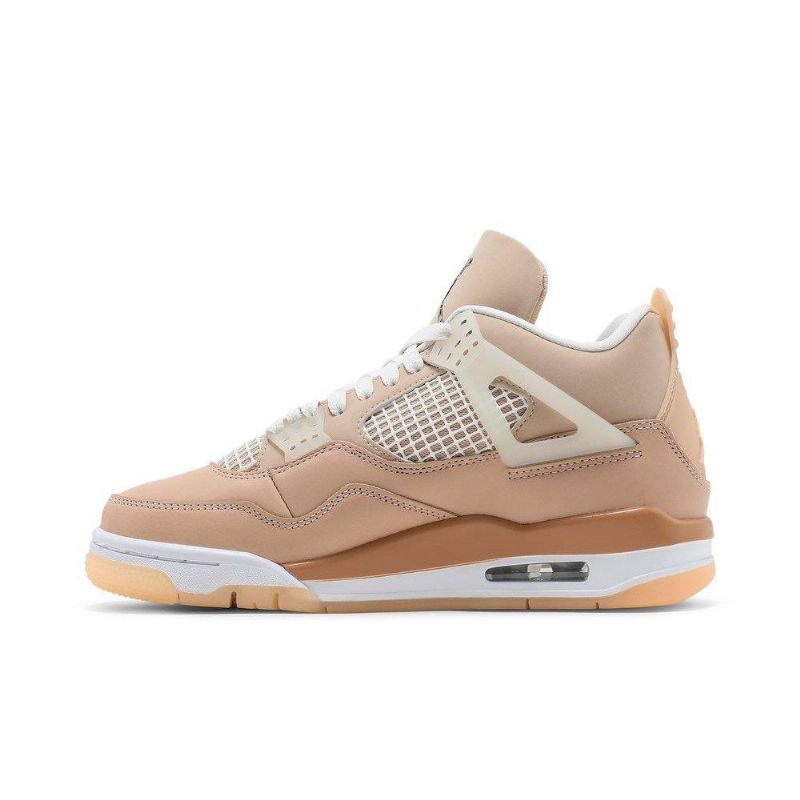 Air Jordan 4 Retroruskeat Valkoiset Naisten Kengät