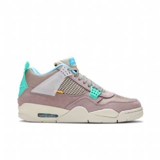 Air Jordan 4 Union La Retro Harmaa Turkoosinsininen Miesten Kengät