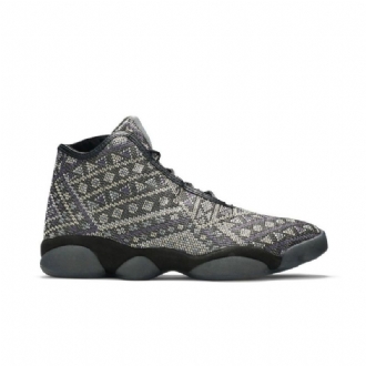 Air Jordan Horizon Premium Mustat Harmaat Miesten Kengät