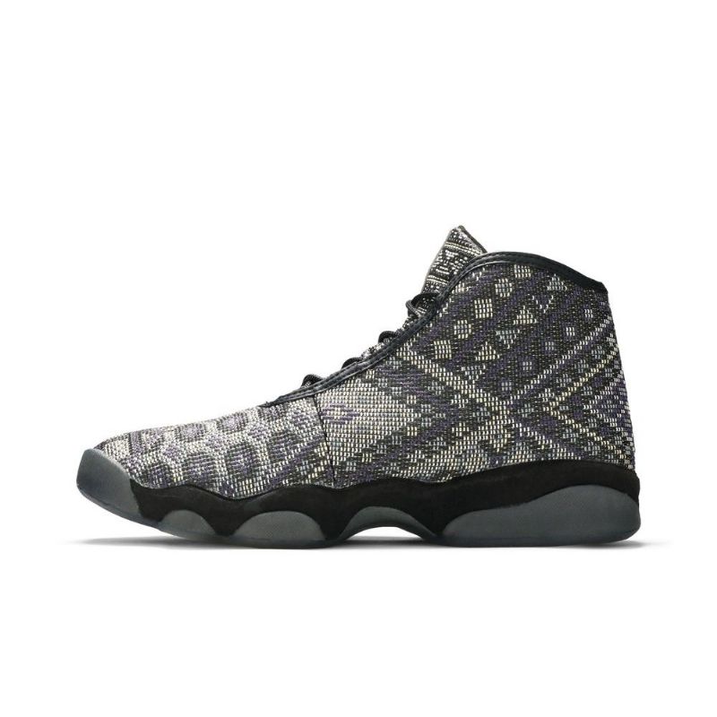 Air Jordan Horizon Premium Mustat Harmaat Miesten Kengät