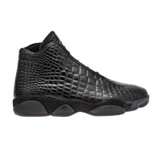 Air Jordan Horizon Premium Mustat Harmaat Miesten Kengät