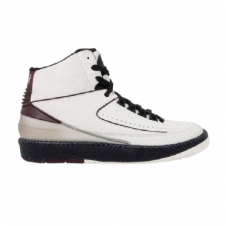Air Jordan 2 A Ma Maniére Retro Sp Valkoiset Mustat Bordeaux Miesten Kengät
