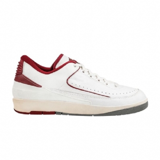 Air Jordan 2 Low Og Valkoiset Punaiset Miesten Kengät