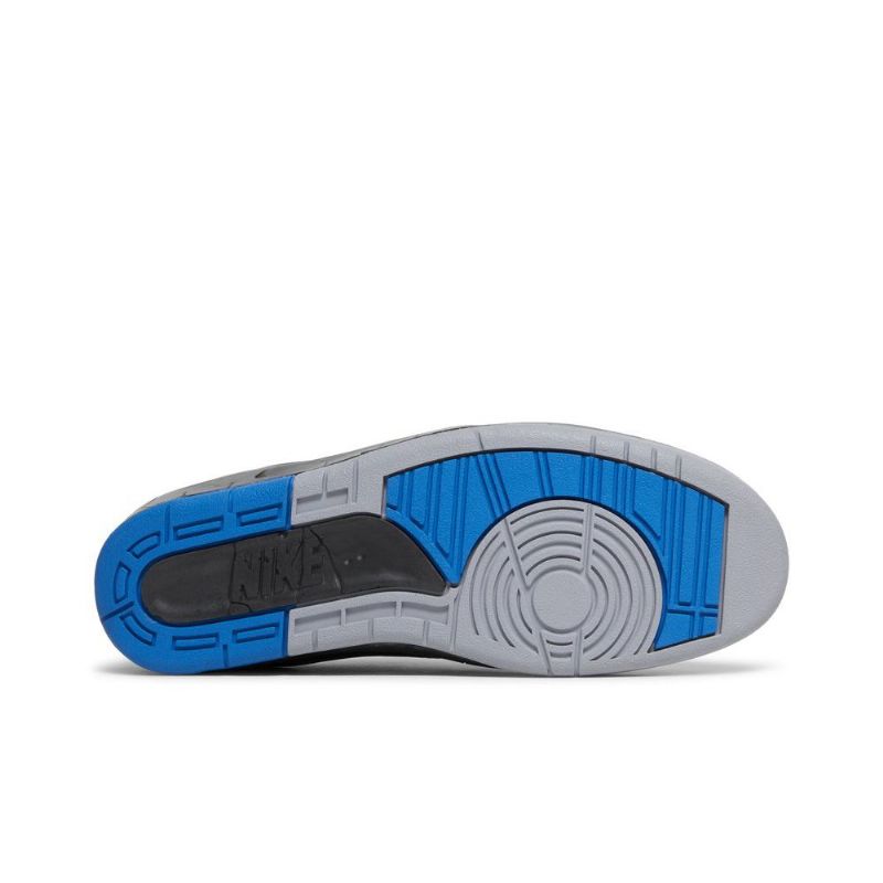 Air Jordan 2 Luonnonvalkoiset Retro Low Sp Musta Sininen Harmaa Miesten Kengät
