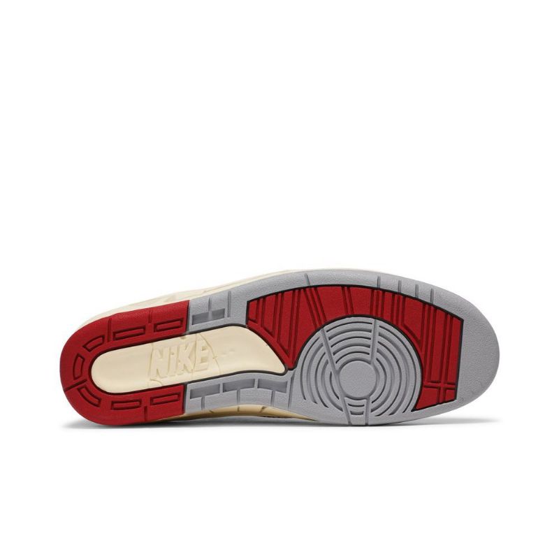 Air Jordan 2 Luonnonvalkoiset Retro Low Sp Valkoiset Punainen Beige Miesten Kengät