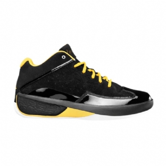 Air Jordan 2 Smooth Musta Keltainen Valkoinen Miesten Kengät