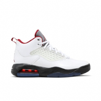 Air Jordan Maxin 200 Valkoinen Musta Punainen Hopea Miesten Kengät