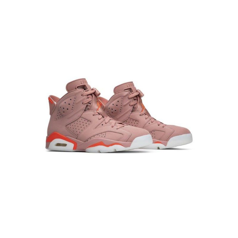 Air Jordan 6 Aleali May Retro Vaaleanpunaiset Punaiset Naisten Kengät