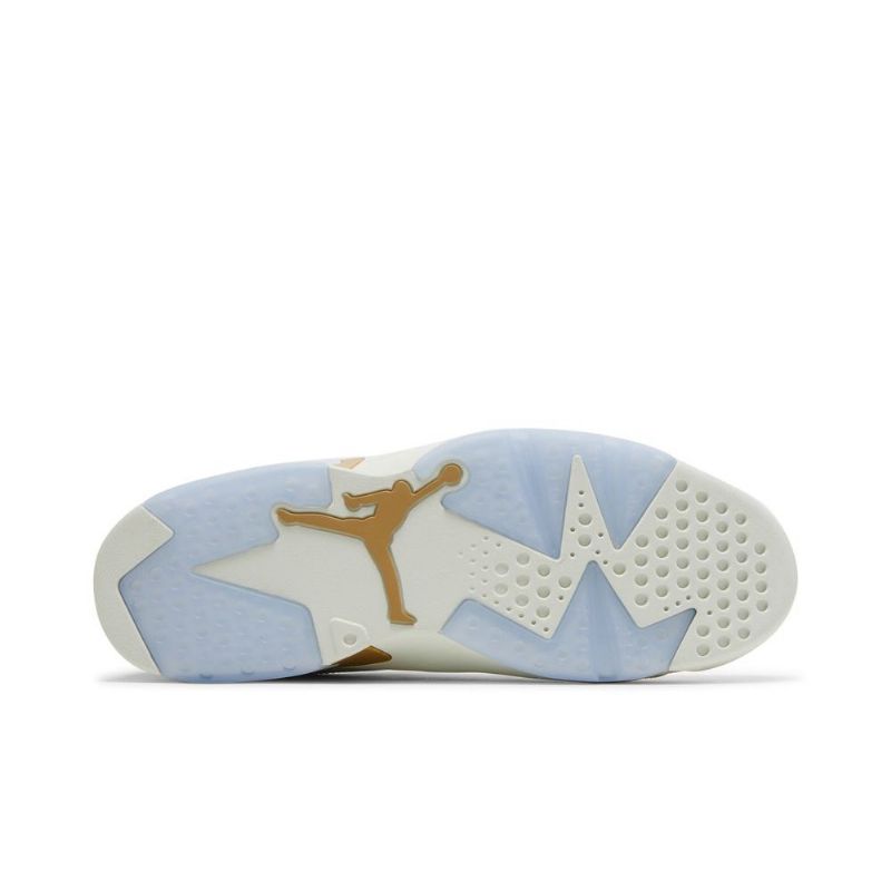Air Jordan 6 Low Valkoinen Kulta Miesten Kengät
