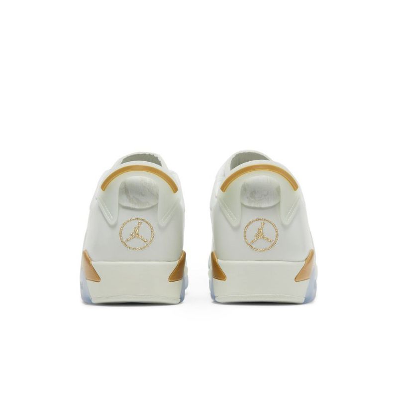 Air Jordan 6 Low Valkoinen Kulta Miesten Kengät