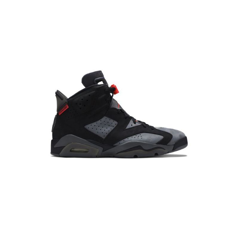Air Jordan 6 Paris Saint-germain Retro Harmaa Musta Punainen Miesten Kengät