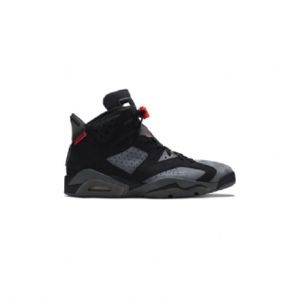 Air Jordan 6 Paris Saint-germain Retro Harmaa Musta Punainen Miesten Kengät