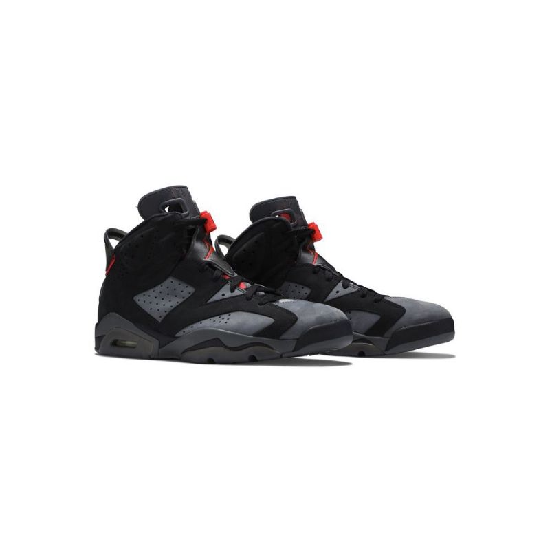 Air Jordan 6 Paris Saint-germain Retro Harmaa Musta Punainen Miesten Kengät