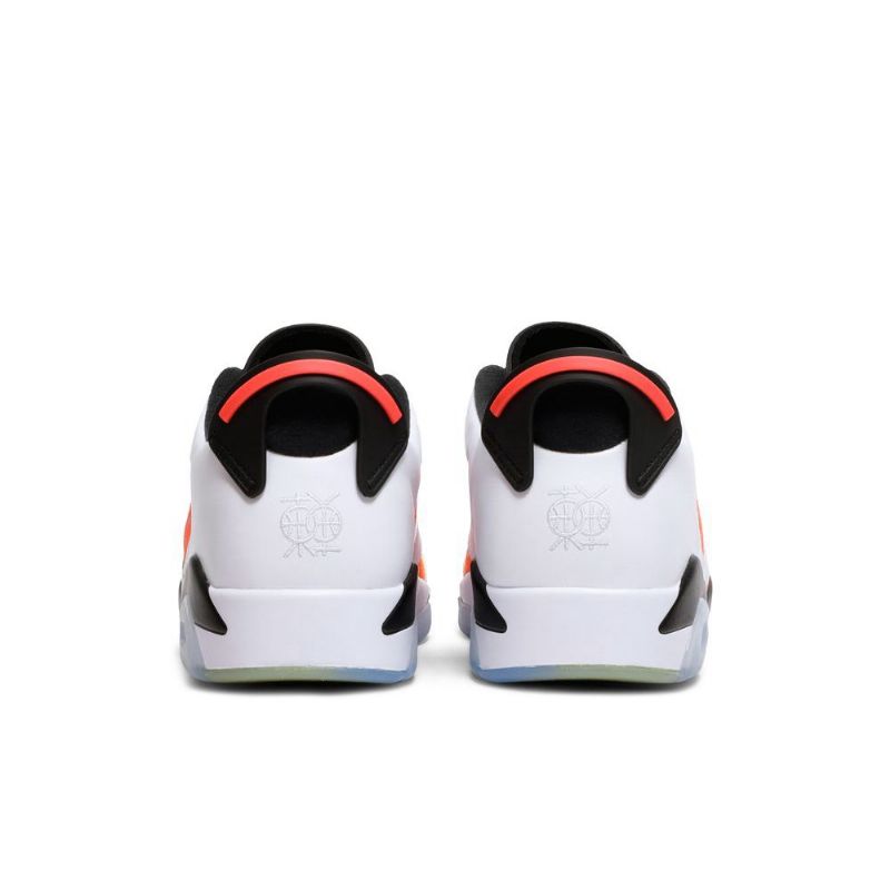 Air Jordan 6 Retro Low Se Valkoinen Musta Keltainen Oranssi Miesten Kengät