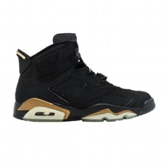 Air Jordan 6 Retro+ Mustakultaiset Miesten Kengät