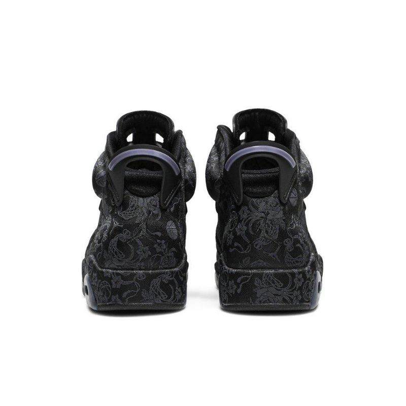Air Jordan 6 Retro Mustat Bordeaux Harmaa Naisten Kengät