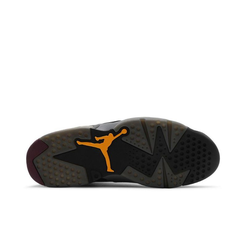 Air Jordan 6 Retro Mustat Harmaat Bordeaux Miesten Kengät