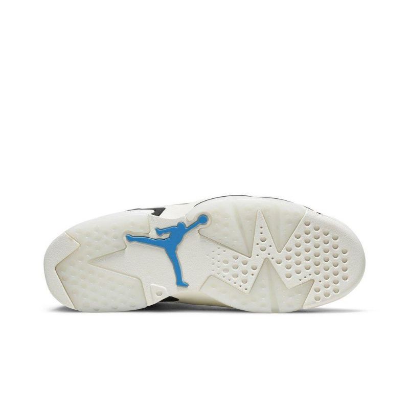 Air Jordan 6 Retro Mustat Harmaat Hopeiset Naisten Kengät