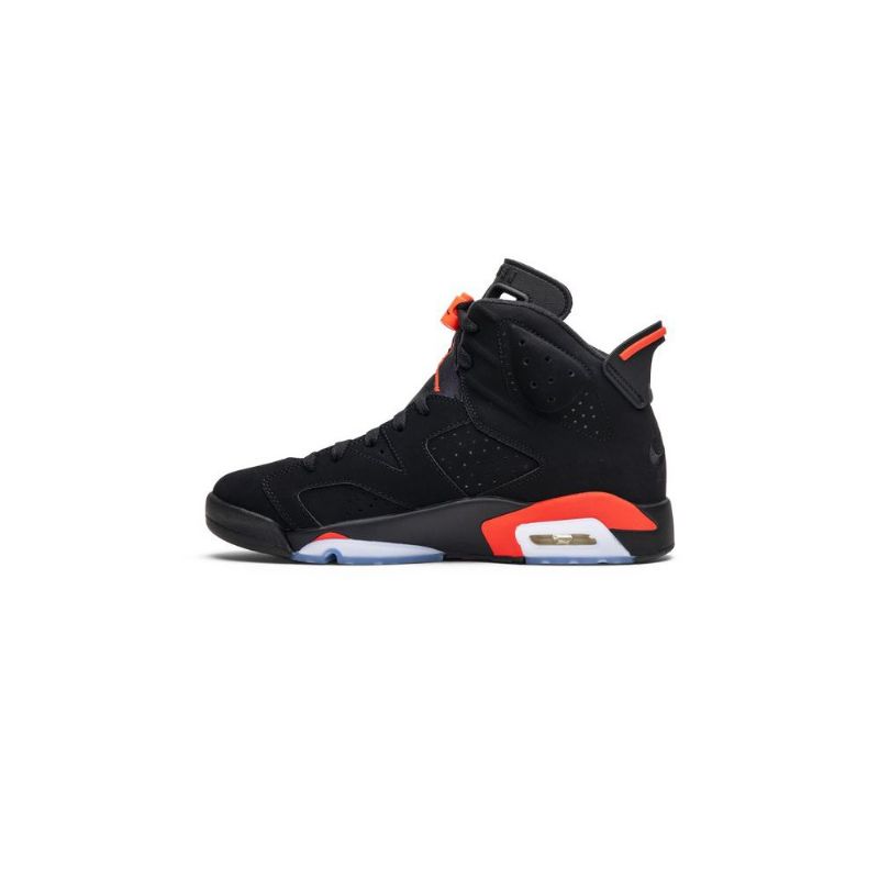Air Jordan 6 Retro Mustat Punaiset Miesten Kengät