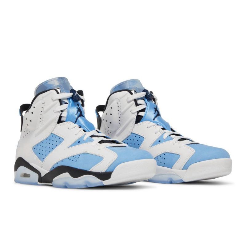 Air Jordan 6 Retro Sininen Valkoinen Musta Miesten Kengät