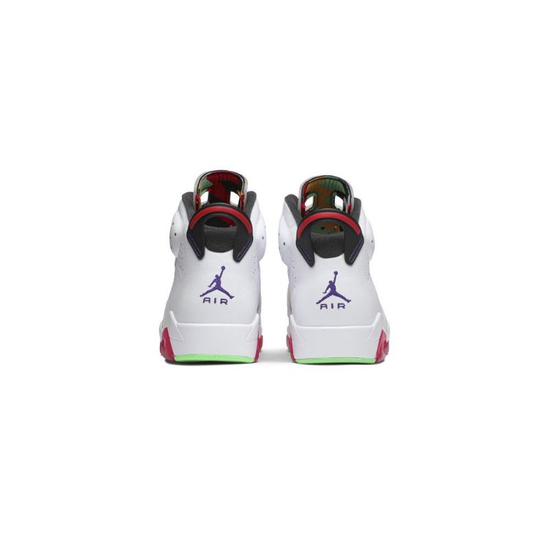 Air Jordan 6 Retro Valkoinen Harmaa Punainen Musta Miesten Kengät