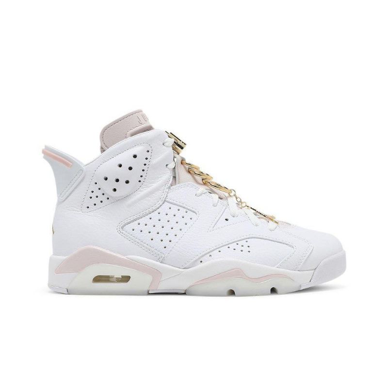 Air Jordan 6 Retro Valkoinen Kulta -naisten Kengät