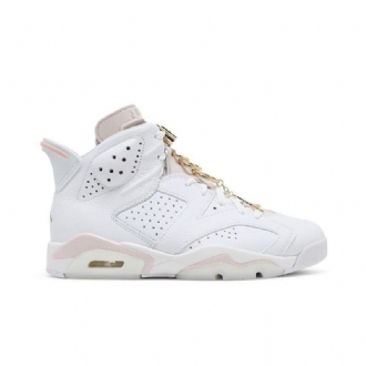 Air Jordan 6 Retro Valkoinen Kulta -naisten Kengät