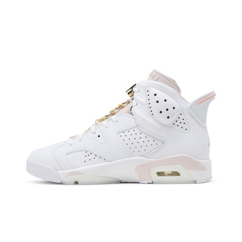 Air Jordan 6 Retro Valkoinen Kulta -naisten Kengät