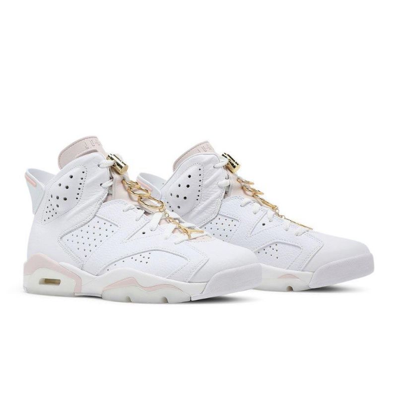 Air Jordan 6 Retro Valkoinen Kulta -naisten Kengät