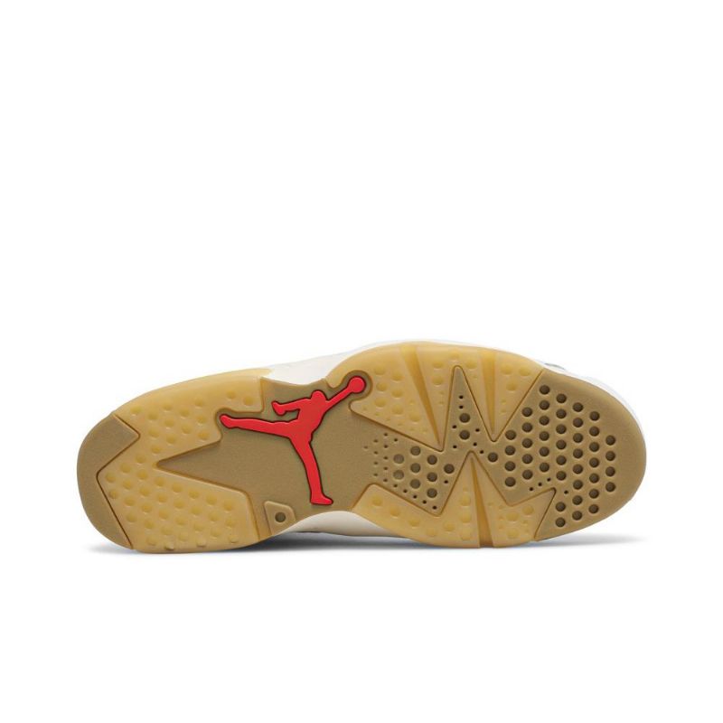 Air Jordan 6 Retro Valkoinen Ruskea Musta Miesten Kengät