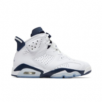 Air Jordan 6 Retro Valkoinen Tummansininen Miesten Kengät