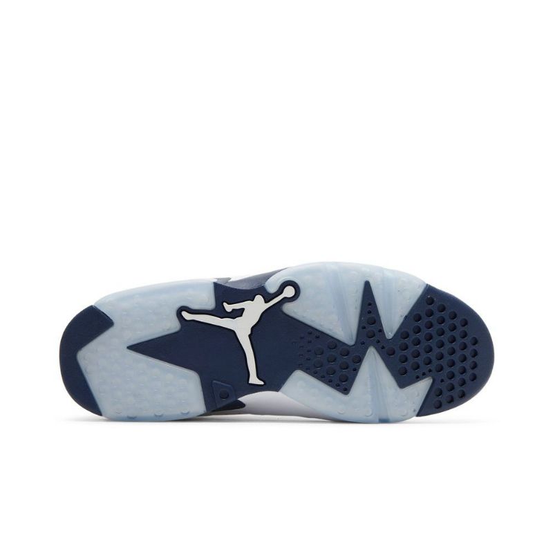 Air Jordan 6 Retro Valkoinen Tummansininen Miesten Kengät
